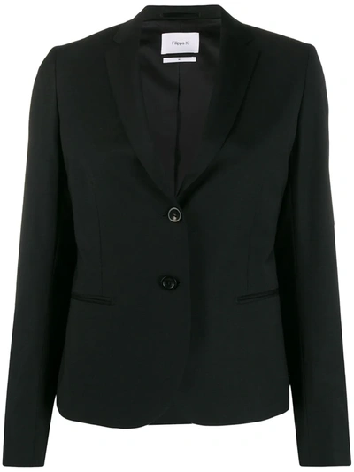 Filippa K Jackie Cool Wool Blazer In Black