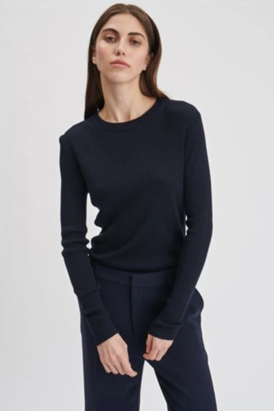 Filippa K Billy Sweater In Navy