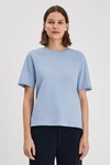 Filippa K Annie Cotton T-shirt In Ice Blue