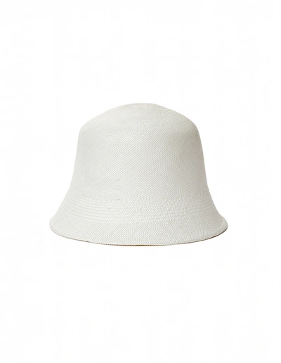 Y's White Toquilla Hat