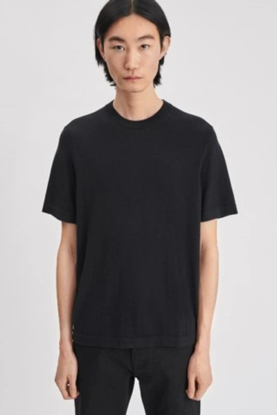 Filippa K Knitted T-shirt In Black