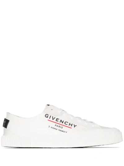 Givenchy 灰白色“ Paris” Tennis 运动鞋 In White