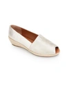 Gentle Souls By Kenneth Cole By Kenneth Cole Luci A-line Espadrille Wedges Women's Shoes In Ice