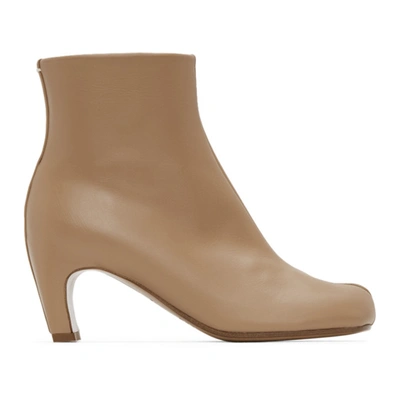 Maison Margiela Tabi Ankle Boots In T9004 Champ