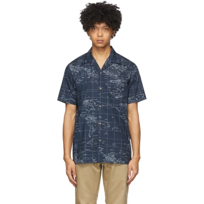 Clot Navy Global Haze Shirt