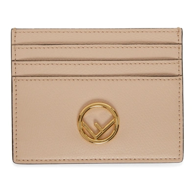 Fendi Pink F Is  Card Holder In F14n1 Pink