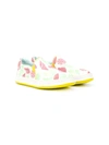 Camper Kids' Tws Seashell Print Sneakers In Yellow