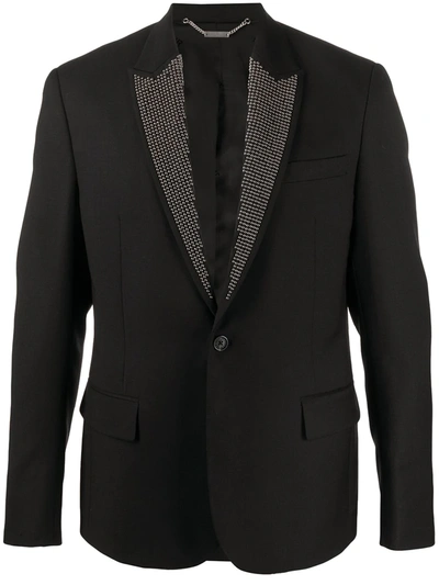 John Richmond Stud-embellished Blazer In Black