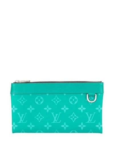 Pre-owned Louis Vuitton 2013s Pochette Discovery Pm Pouch In Blue