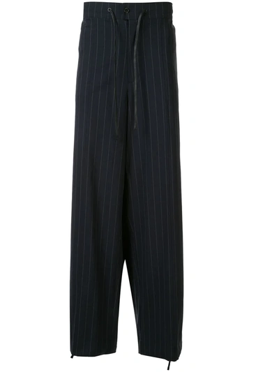 3.1 Phillip Lim / フィリップ リム Pinstripe Print Straight-leg Trousers In Black