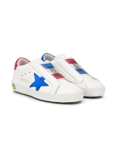 Golden Goose Kids' Superstar Slip-on Shoes In White