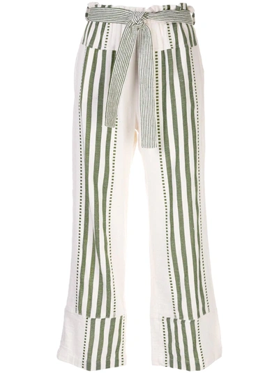 Lemlem Eshe Striped Trousers In White