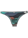 Lygia & Nanny Poipu Printed Bikini Bottom In Blue