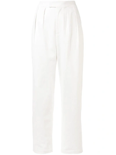 Sir Sabine High-waisted Trousers In White