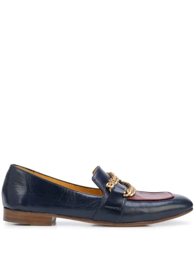 Madison.maison Gioia Flat Loafers In Blue