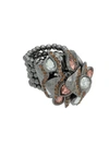 Camila Klein Crystal Embellished Ring In Black