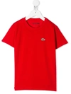 Lacoste Kids' Logo T-shirt In 240 Rouge