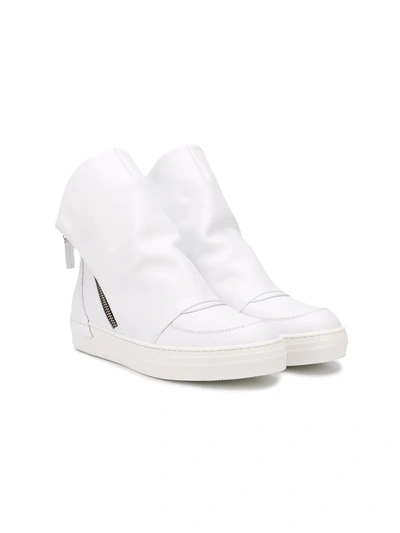 Cinzia Araia Kids' Concealed Front Trainers In White