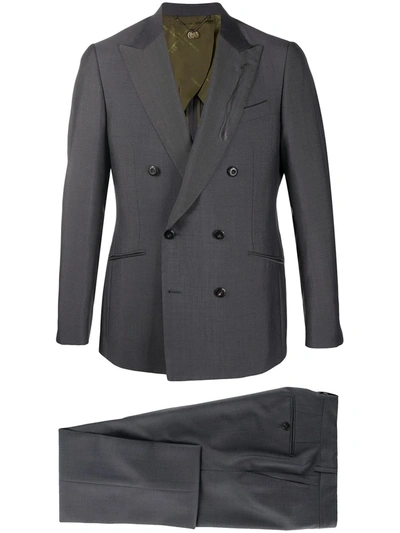 Maurizio Miri Double Breasted Jacket In Grey
