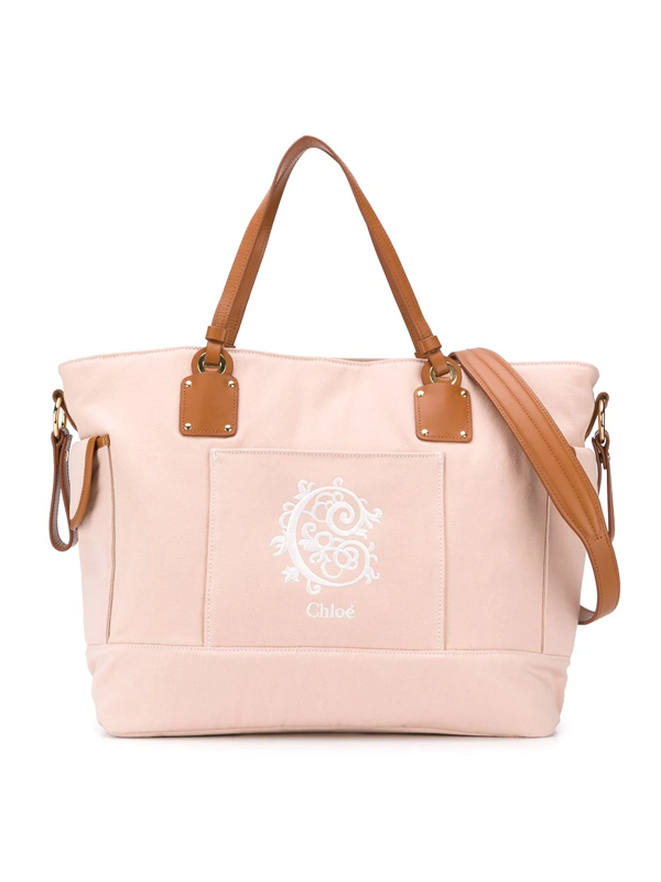Chloe Kids Schultertasche Mit Logo In Pink Modesens