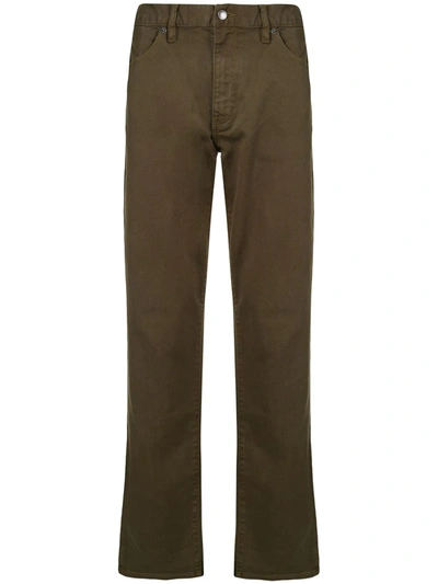 Kent & Curwen Straight-leg Trousers In Green