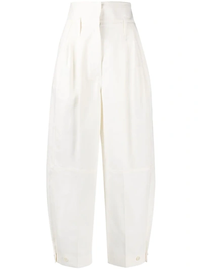 Givenchy High-waisted Balloon Trousers In White