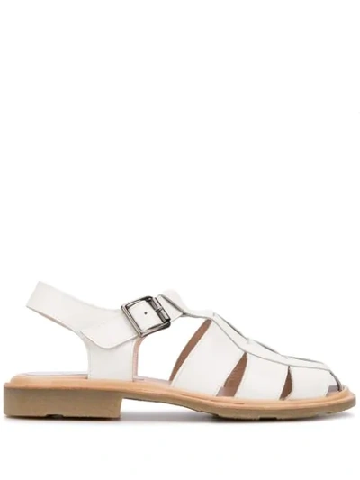 Paraboot Cutout Sandals In White