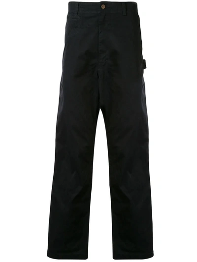 Junya Watanabe Wide-leg Relaxed Trousers In Black