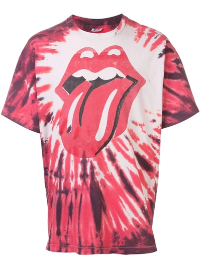 Pre-owned Fake Alpha Vintage Rolling Stones Print T-shirt In Red