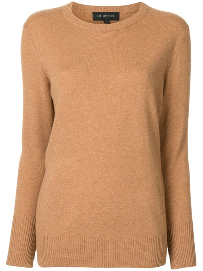 Lee Mathews Relaxed Fit Jumper In Brown