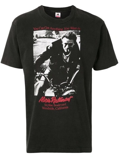Pre-owned Fake Alpha Vintage 1990s  James Dean T-shirt In Black