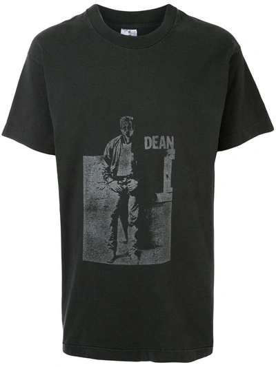Pre-owned Fake Alpha Vintage James Dean Print T-shirt In Black