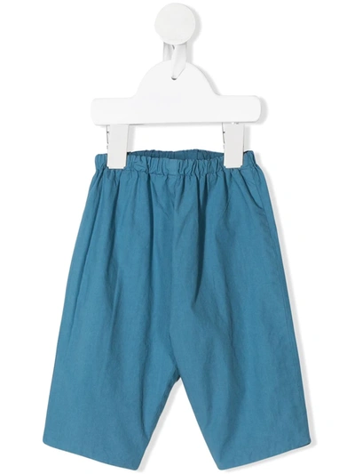 Bonpoint Babies' Straight Leg Trousers In Blue