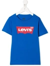 Levi's Teen Logo Print T-shirt In Blue
