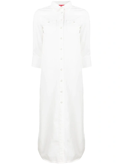 Denimist Denim Shirt Dress In White