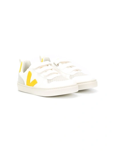 Veja Tonic Touch-strap Sneakers In White_tonic