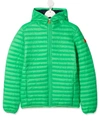 Save The Duck Teen J3065b Gigax Padded Jacket In Green