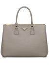 Prada Medium Galleria Tote Bag In Grey