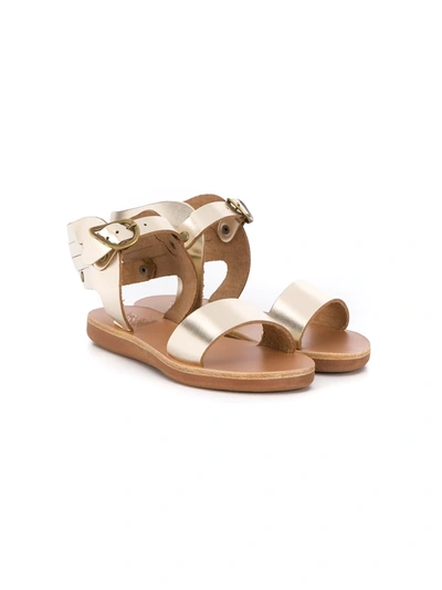 Ancient Greek Sandals Kids' Little Ikaria Soft Sandals In Gold
