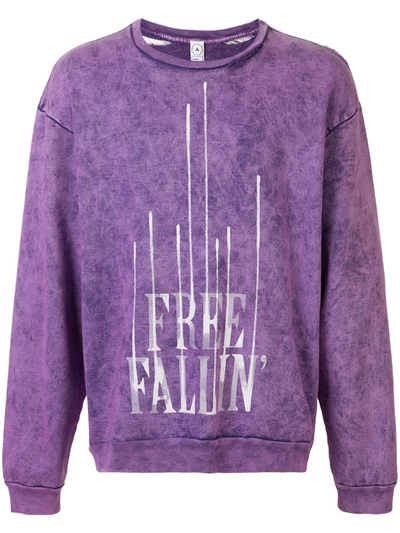 Alchemist Free Fallin' Sweater In Purple