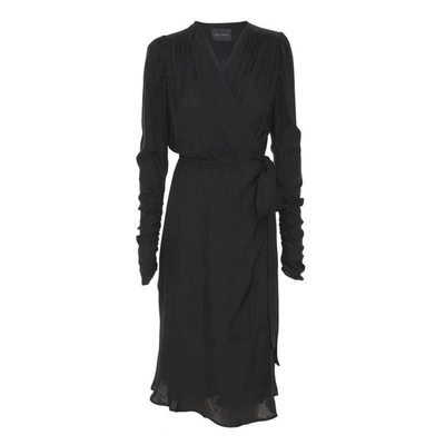 Birgitte Herskind Dolly  Wrap Dress In Black