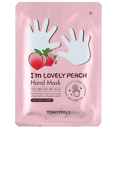 Tonymoly I'm Lovely Peach Hand Mask In N,a