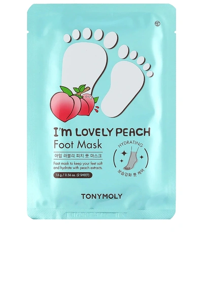 Tonymoly I'm Lovely Peach Foot Mask In N,a