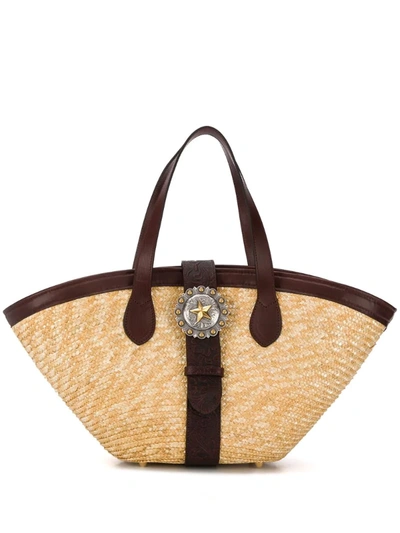 Kate Cate Beach Bag M Tote In Beige Tech/synthetic
