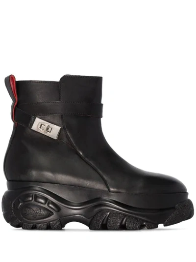 032c Jodhpur Leather Ankle Boots X Buffalo In Black