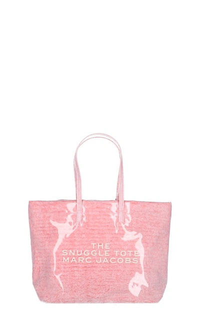 Marc Jacobs Pink Snuggle Tote Pvc Bag