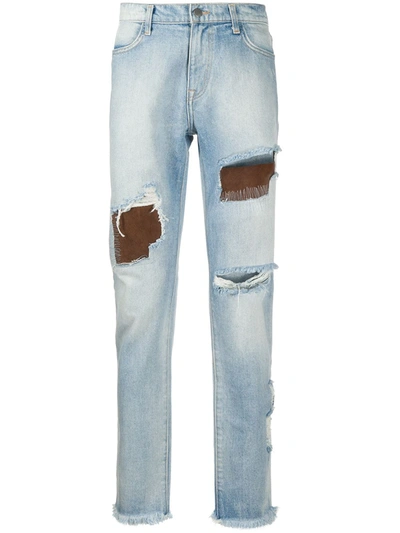 424 Fourtwofour On Fairfax Jeans In Blue