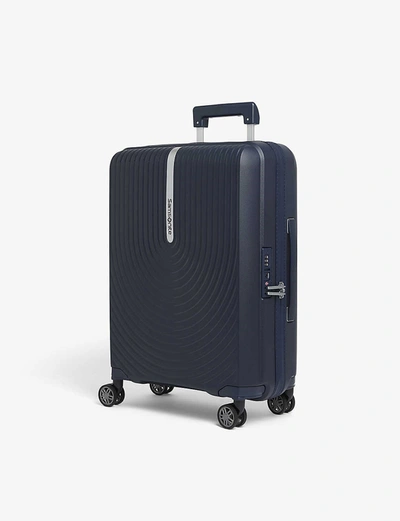 Samsonite Hi-fi Spinner Expandable Suitcase 55cm In Dark Blue