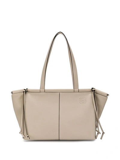 Loewe Small Cushion Tote In Neutrals