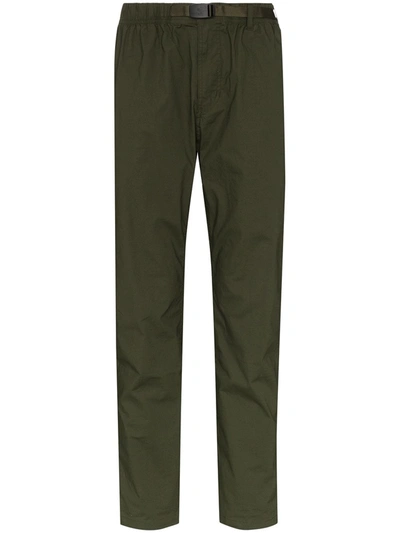 Gramicci Khaki Weather Track Pants In Green